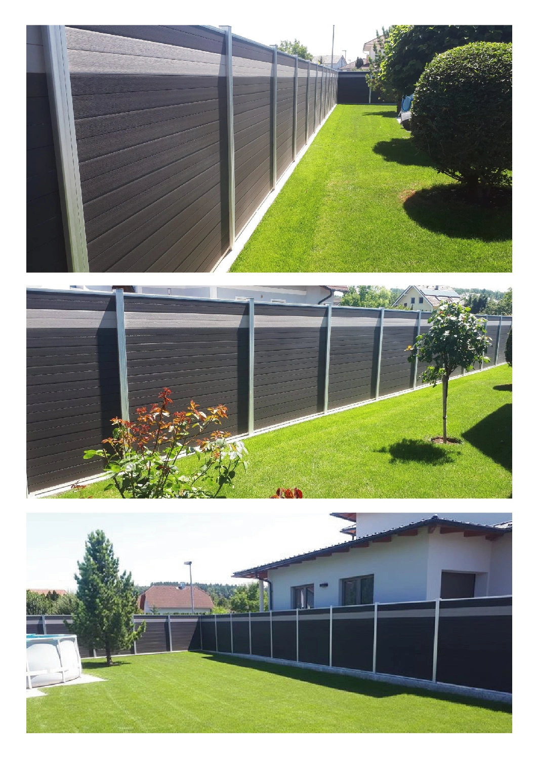 WPC Fence Cladding Other Boards Garden Fencing Trellis & Gates Wooden Composite Outdoor Fence