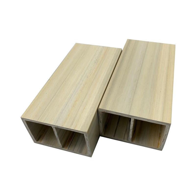 Hot Selling Engineered WPC Hollow Wood Timber Tube/Rot-Resistant Timber Tube/Restaurant WPC Timber Tubes