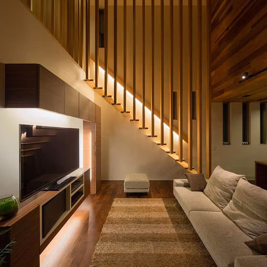 Hohlholz aus WPC-Verbundholz, Tubeteak-Holzstämme für die Innenwanddekoration