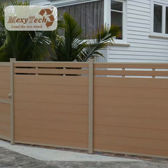 Euro Popular Timber WPC Holz-Kunststoff-Verbundzaun für den Außenbereich