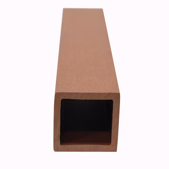 WPC-Holzrohr, 80 x 80 mm, Holz-Verbundsäule, quadratischer Pfosten für Pergola Outddor