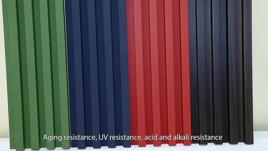 Dekoratives feuerfestes WPC-PVC-Wandpaneel für den Innenbereich, Kunststoff, hochwertiges laminiertes Holz