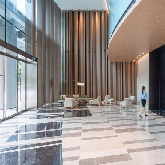 WPC dekoratives Hohlholz-Wandverkleidungsrohr für den Innenbereich