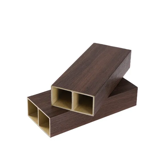 WPC-Innenraum-Rohr-Holztrennwand-Designs für die Verwendung an Decken und Dächern