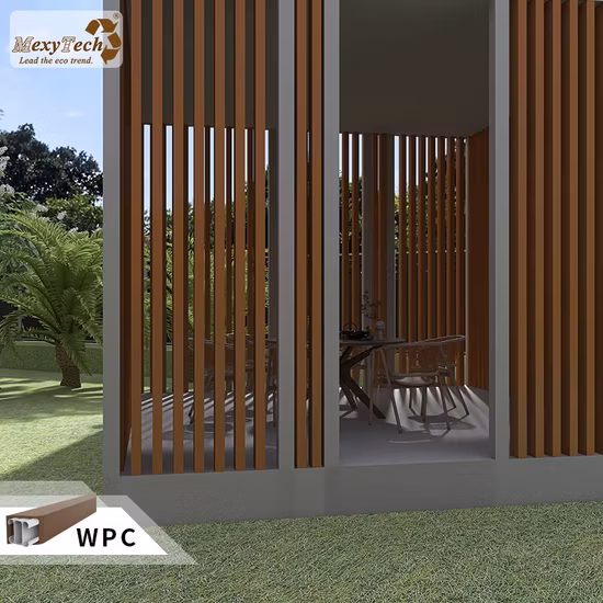 2021 Hot Sale WPC-Holzrohre wasserdichte neue Technologie