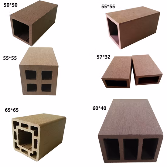 Wewood feuchtigkeitsbeständiges, wasserdichtes Holz-Verbundgeländer, WPC-Holzlattenrohr